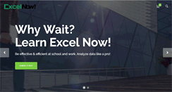 Desktop Screenshot of excelnowtutorial.com